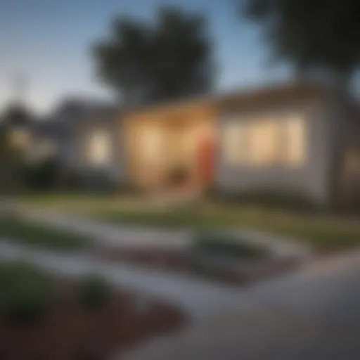 A vibrant Southern California neighborhood showcasing affordable rental options.