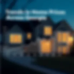 Graphical representation of home price trends in Georgia