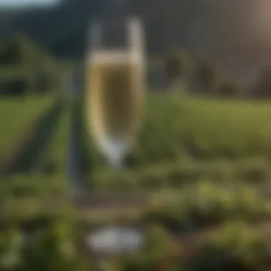 Champagne Production Regions Map illustrating key champagne-producing regions in France.
