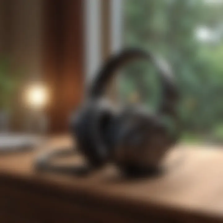 A serene setting for enjoying audiobooks with an iPhone