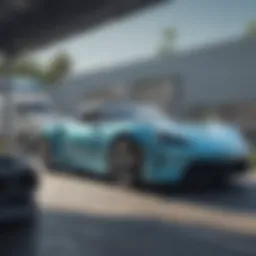 Carvana's online platform showcasing a variety of vehicles