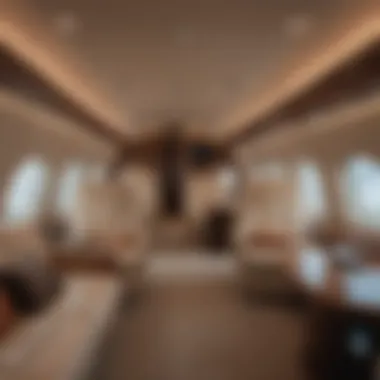Experience the Luxury of Private Jet Interiors Luxury interior of a private jet
