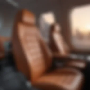 Seat Dimensions and Comfort Features Comparison Comparison chart of seat dimensions and comfort features