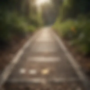 Pathway to Financial Clarity Diagram depicting a roadmap to financial stability