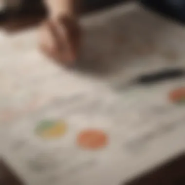 Analyzing Spending Habits Mind map showing spending habits analysis