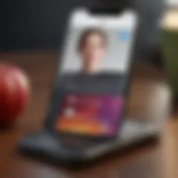 Close-up of an Apple Card with a smartphone displaying the Wallet app.
