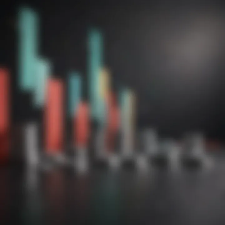 A detailed graph illustrating spending patterns and financial trends