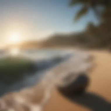 Tranquil Coastal Escape Serene beach view perfect for relaxation