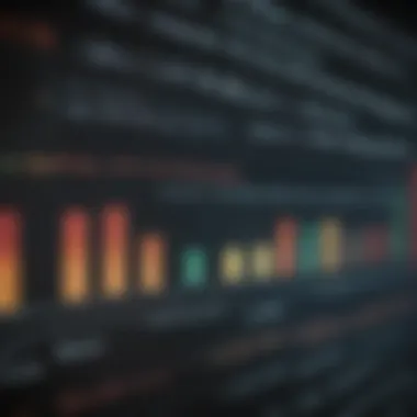 A sophisticated chart illustrating risk and return metrics for different investment options