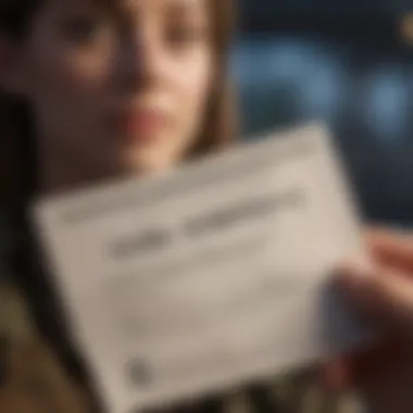 Close-up of a notification about a cash reward