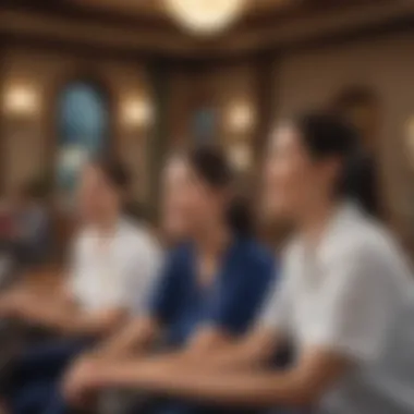 Wellness Programs for Disneyland Employees A group of Disneyland employees enjoying a wellness program, highlighting health initiatives.