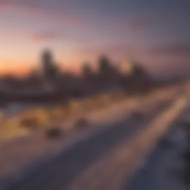 View of Fargo city skyline showcasing essential services