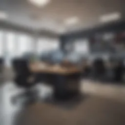 A dynamic workspace showcasing technology and innovation in high-paying jobs.