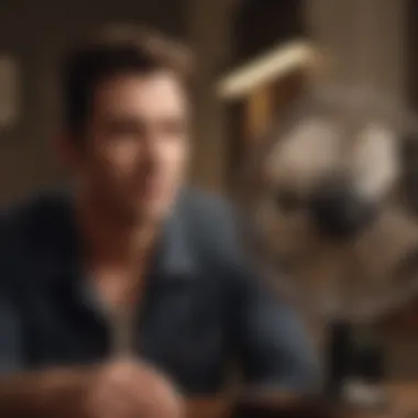 Personalized Fan Interaction on Cameo A famous actor recording a personalized message for a fan on Cameo