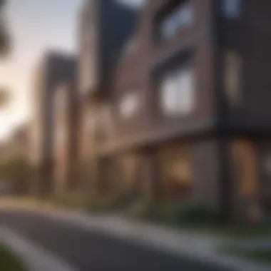 Affordable Modern Living in Emerging Neighborhoods Modern apartment complex in an affordable neighborhood