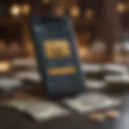 Smartphone displaying money-making app interface