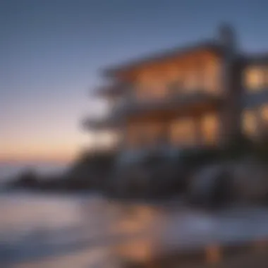 Luxury Waterfront Home in Pismo Beach Scenic view of luxury waterfront home overlooking Pismo Beach