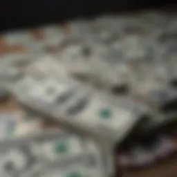 A digital representation of a hacking scenario involving a money app.