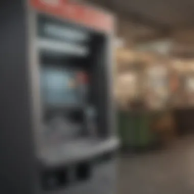 Benefits and Risks of ATM Free Withdrawals A conceptual graphic showing benefits and risks of ATM free withdrawals