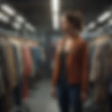 Diverse Clothing Options for Cash Buyers Fashionable clothing on display