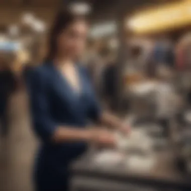 The Benefits of Paying Cash for Clothes A shopper making a cash payment