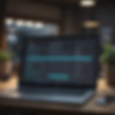 Navigating Usertesting Platforms A laptop displaying a usertesting platform interface