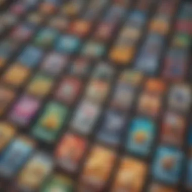 Diversity of Pokémon Cards A vibrant display of various Pokémon cards highlighting their diversity and appeal.