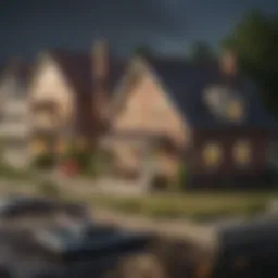 Graph depicting housing market trends