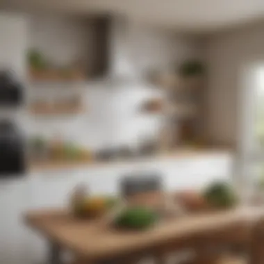 A well-organized kitchen space prepared for a HelloFresh meal