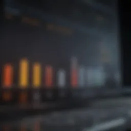 Graph illustrating mutual fund performance