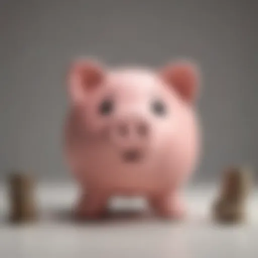 A strategic savings plan illustrated with a growing piggy bank