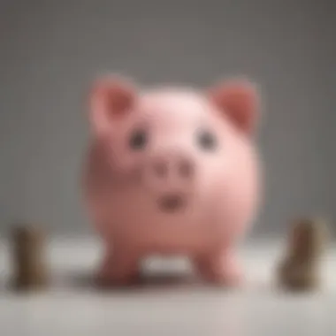 Strategic Savings for Wealth Accumulation A strategic savings plan illustrated with a growing piggy bank