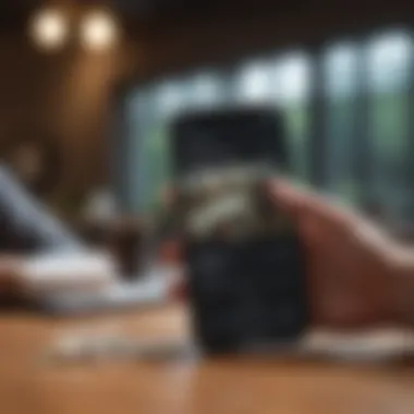 Experience Financial Control with Cash App User enjoying financial freedom with Cash App