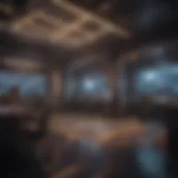 A futuristic gaming environment showcasing advanced technology and immersive experiences.