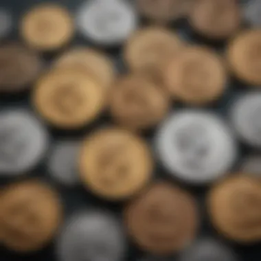 The Evolution of Currency Ancient coins representing the evolution of currency