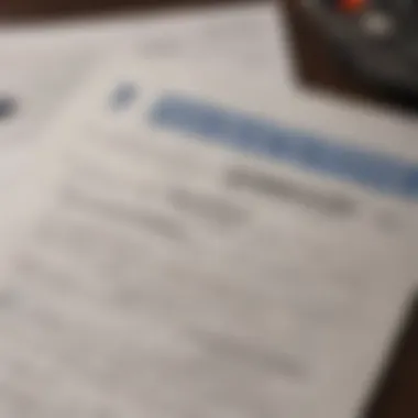 Understanding Credit Reports in Loan Applications A close-up of a credit report and loan application forms.