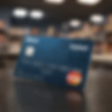 Illustration of a Walmart Mastercard showcasing its unique design