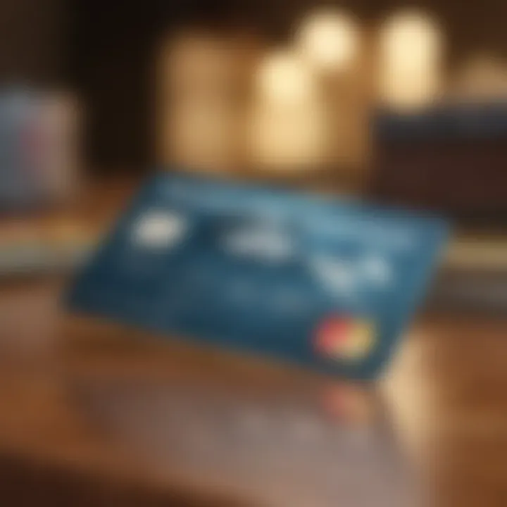 Illustration of a debit card with educational elements