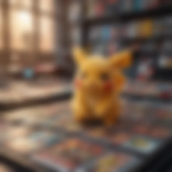 A close-up of a rare Pokémon card being evaluated through a digital platform.