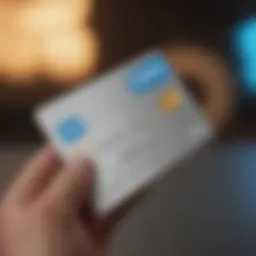 Venmo card showcased against a modern background