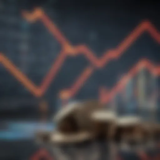 Conceptual representation of market inefficiencies with abstract financial charts.