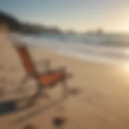 Scenic view of a peaceful beach representing the dream of early retirement