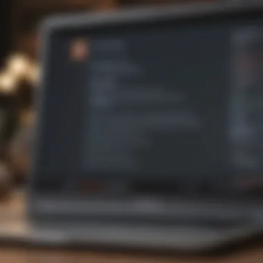 A close-up of a laptop screen displaying freelance job listings and opportunities.