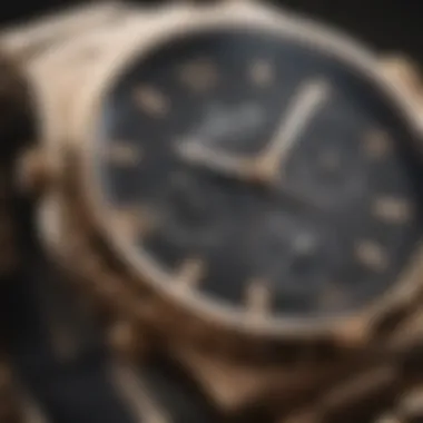 An elegant display of the watch's unique features and craftsmanship