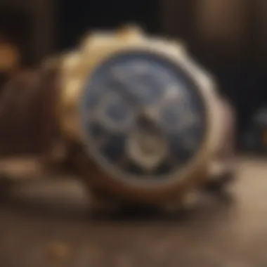 A Journey Through Time: The History of Luxury Watches An artistic representation of the historical timeline of luxury watches