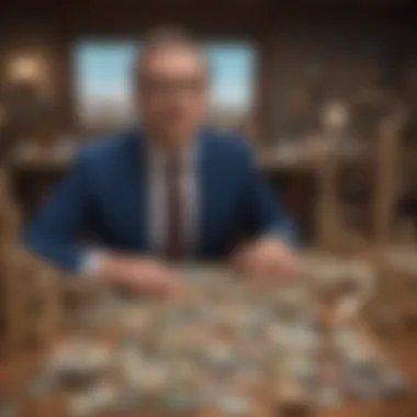 Wealth's Impact on Society and Culture A visual metaphor illustrating the impact of wealth on society and culture.