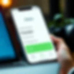 Chime app interface showcasing transfer options