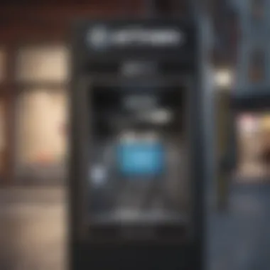Increasing ATM Withdrawal Limits Person using banking app to increase withdrawal limits
