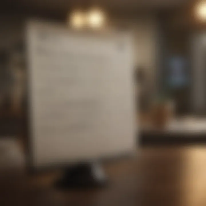 Checklist for identifying signs of account closure