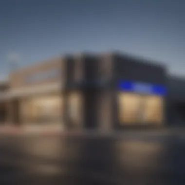 Exterior view of Chase Bank branch in Highland, Indiana showcasing modern architecture